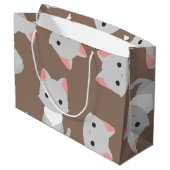 Grand Sac Cadeau Motif (Dos Angle)