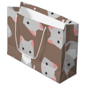 Grand Sac Cadeau Motif (Devant Angle)