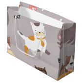 Grand Sac Cadeau Motif (Devant Angle)