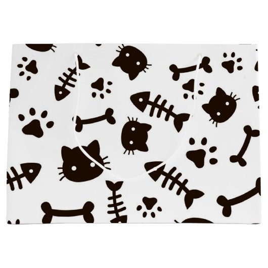 Grand Sac Cadeau Motif (Devant)