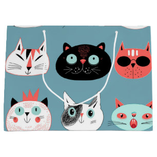 Grand Sac Cadeau Motif