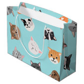 Grand Sac Cadeau Motif (Dos Angle)