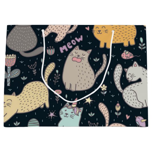 Grand Sac Cadeau Motif (Devant)