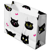 Grand Sac Cadeau Motif (Devant Angle)