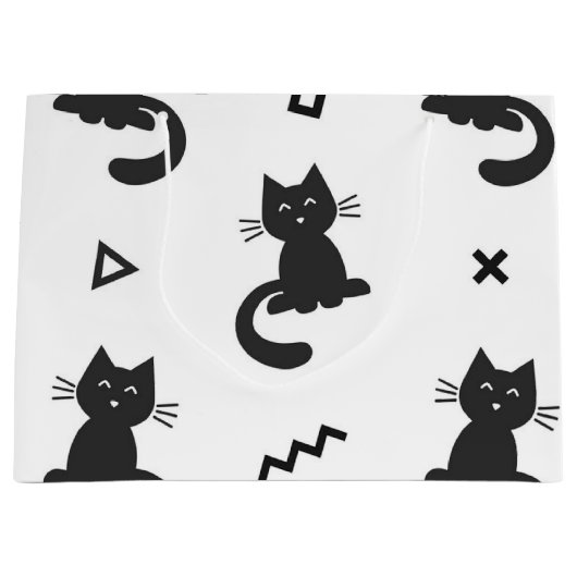 Grand Sac Cadeau Motif (Devant)