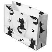 Grand Sac Cadeau Motif (Devant Angle)