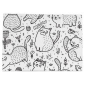 Grand Sac Cadeau Motif (Dos)