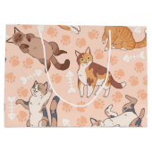 Grand Sac Cadeau Motif (Dos)