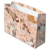 Grand Sac Cadeau Motif (Dos Angle)