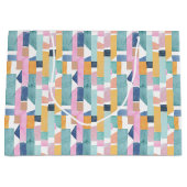 Grand Sac Cadeau Motif abstrait de forme d'aquarelle (Devant)