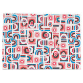 Grand Sac Cadeau Motif Abstrait moderne du Bauhaus (Dos)