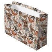 Grand Sac Cadeau Motif animal bébé (Dos Angle)