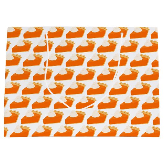 Grand Sac Cadeau Motif citrouille (Devant)