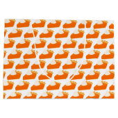 Grand Sac Cadeau Motif citrouille (Dos)