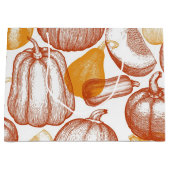 Grand Sac Cadeau motif citrouille (Devant)