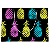 Grand Sac Cadeau Motif d'ananas (Devant)