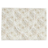 Grand Sac Cadeau Motif d'art en ligne botanique minimal (1) (Dos)