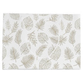 Grand Sac Cadeau Motif d'art en ligne botanique minimal (6) (Dos)