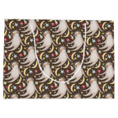 Grand Sac Cadeau Motif d'astronaute de paresse (Dos)