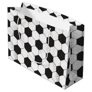 Grand Sac Cadeau Motif de balle de football