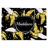 Grand Sac Cadeau Motif de banane (Dos)