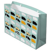 Grand Sac Cadeau Motif de chats (Dos Angle)