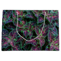 Motif de feuilles de Coleus vibrant.