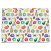 Grand Sac Cadeau Motif de fruits (Devant)