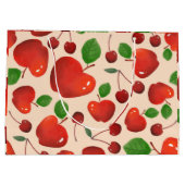 Grand Sac Cadeau Motif de fruits de cerises mignonnes (Dos)