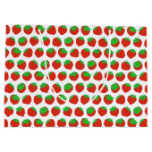 Grand Sac Cadeau Motif de fruits d'été aux fraises rouges (Dos)