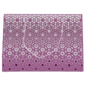 Grand Sac Cadeau Motif de métamorphose florale (Devant)