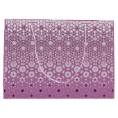 Grand Sac Cadeau Motif de métamorphose florale (Dos)