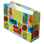 Grand Sac Cadeau Motif de mystère Scooby-Doo (Devant Angle)