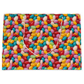 Grand Sac Cadeau Motif de Pâques Jelly Bean (Devant)