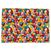 Grand Sac Cadeau Motif de Pâques Jelly Bean (Dos)