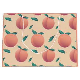 Grand Sac Cadeau Motif de pêche d'été doux