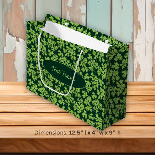 Grand Sac Cadeau Motif de persil