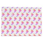 Grand Sac Cadeau Motif de poisson rose mignon (Dos)