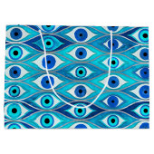 Grand Sac Cadeau Motif de protection des yeux mal (Dos)