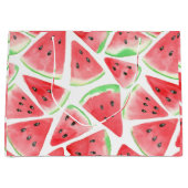Grand Sac Cadeau Motif de tranches de pastèque (Devant)