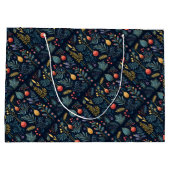 Grand Sac Cadeau Motif de vacances Foliage (Dos)