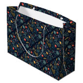 Grand Sac Cadeau Motif de vacances Foliage (Dos Angle)