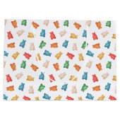 Grand Sac Cadeau Motif des ours de gomme (Dos)