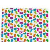 Grand Sac Cadeau Motif des ours de gomme (Dos)