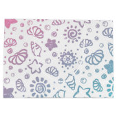 Grand Sac Cadeau Motif d'été (Dos)