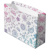 Grand Sac Cadeau Motif d'été (Dos Angle)