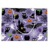 Grand Sac Cadeau Motif d'Halloween (Dos)