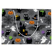 Grand Sac Cadeau Motif d'Halloween (Dos)