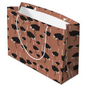 Grand Sac Cadeau Motif d'illustration Ostrich Bird (Dos Angle)