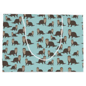 Grand Sac Cadeau Motif d'illustrations de mignon Otter (Dos)